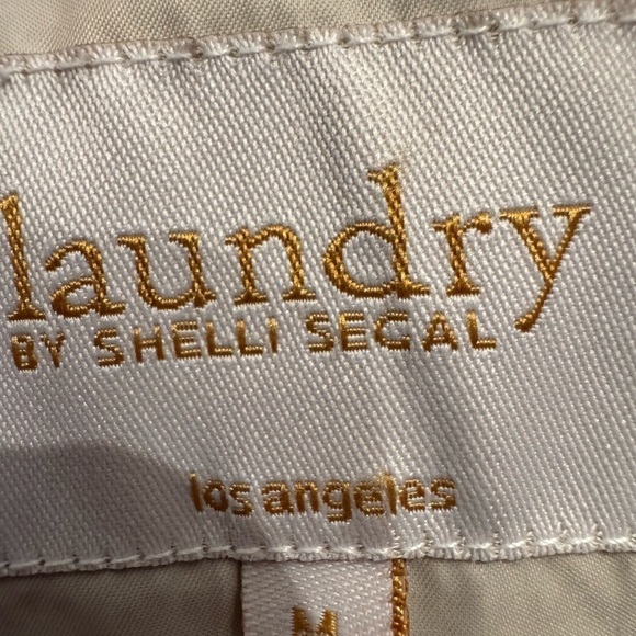 Laundry by Shelly Segal cream colour light wait quilted size M women jacket - Picture 5 of 5